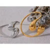 JINYOU 2865 Aço Inoxidável 316l Gota De Água Oco Pulseira Ajustável para As Mulheres 18K Ouro PVD Rust Proof Jóias Incomuns - Image 2