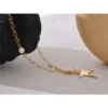 JINYOU 2876 Estrela De Aço Inoxidável Pérola Natural Moda Colar Pingente Cor De Ouro 18K PVD Banhado Atraente Jóias Diário Pescoço - Image 2