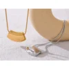 JINYOU 2871 Aço Inoxidável Impermeável Geométrica Pingente Declaração Colar 18K Ouro PVD Sweater Moda Charme Jóias Presente - Image 2