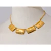 JINYOU 2723 Declaração Cadeia De Aço Inoxidável Praça Pingente Colar Colar Charme Moda Jóias Bijoux Alta Qualidade - Image 2