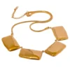 JINYOU 2723 Declaração Cadeia De Aço Inoxidável Praça Pingente Colar Colar Charme Moda Jóias Bijoux Alta Qualidade