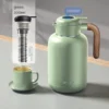 IMOGY 48-Hour Insulation 2000ml Vacuum Flask 316 Stainless Steel Water Bottle Tea Strainer Temperature Display Thermos - Image 2
